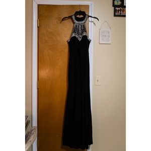 Black jeweled formal homecoming/prom dress